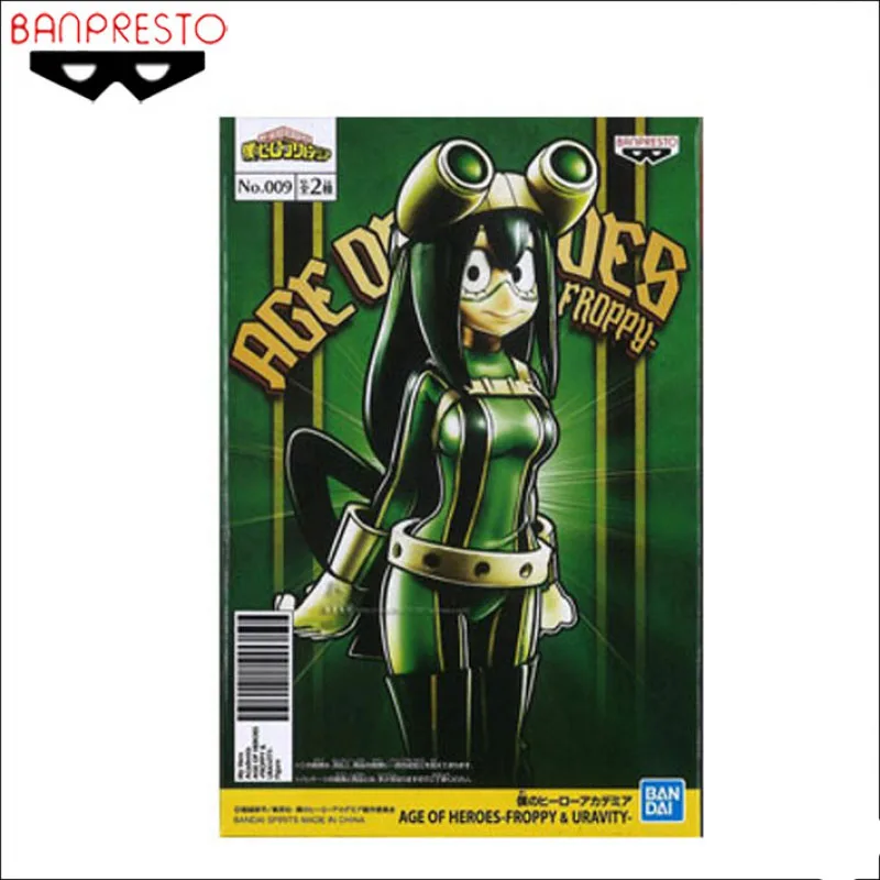 

15cm BANDAI AOH My Hero Academia Asui Tsuyu Anime characters Action PVC Collection Model Toy Anime Figure Toys For Kids