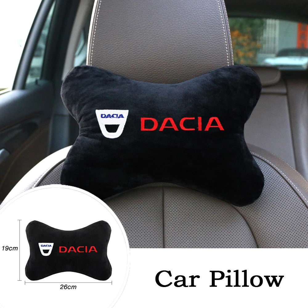 

Warm Car Backrest Pillow Seat Head Neck Rest Cotton Pillows Auto Interior Support Pad For DACIA Duster Logan MCV Sandero Stepway