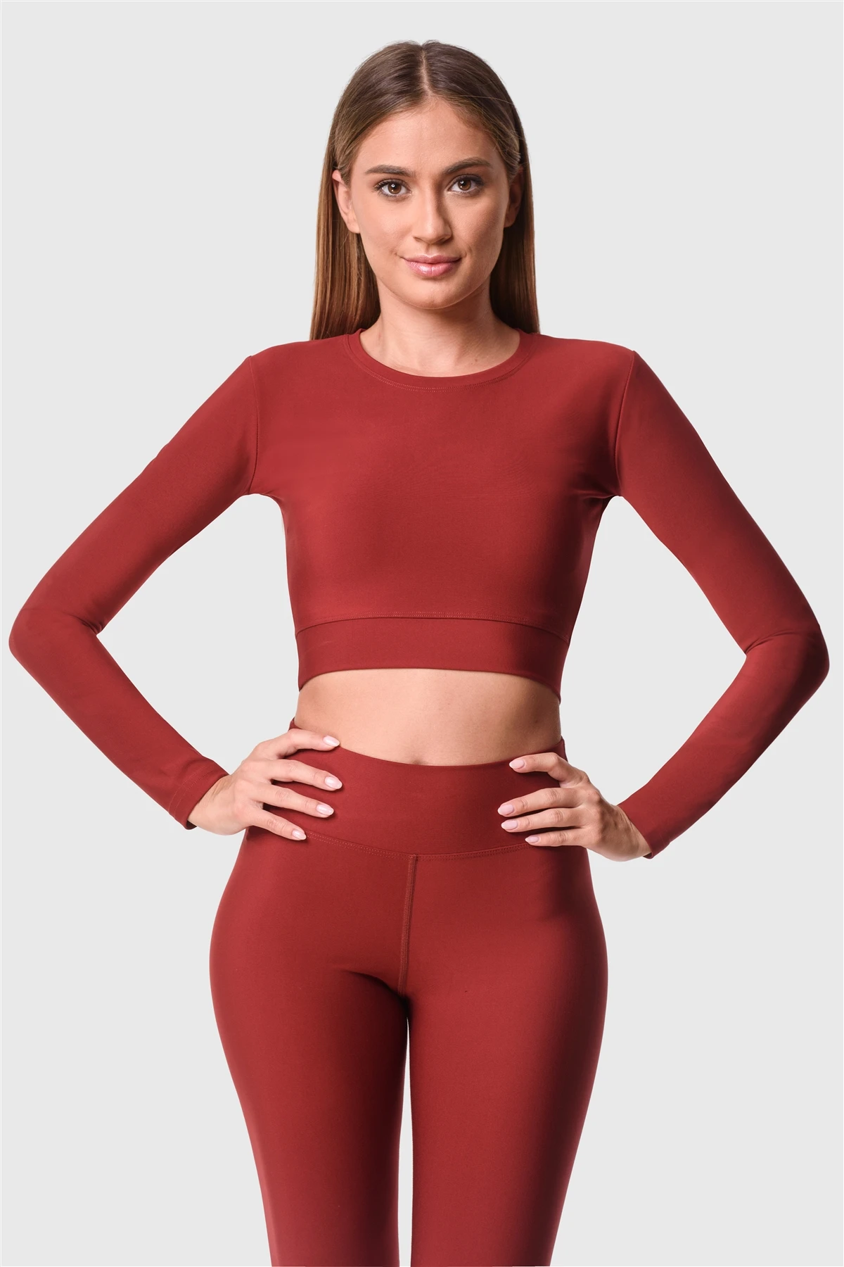 

Кроп-топ Superstacy бордовый