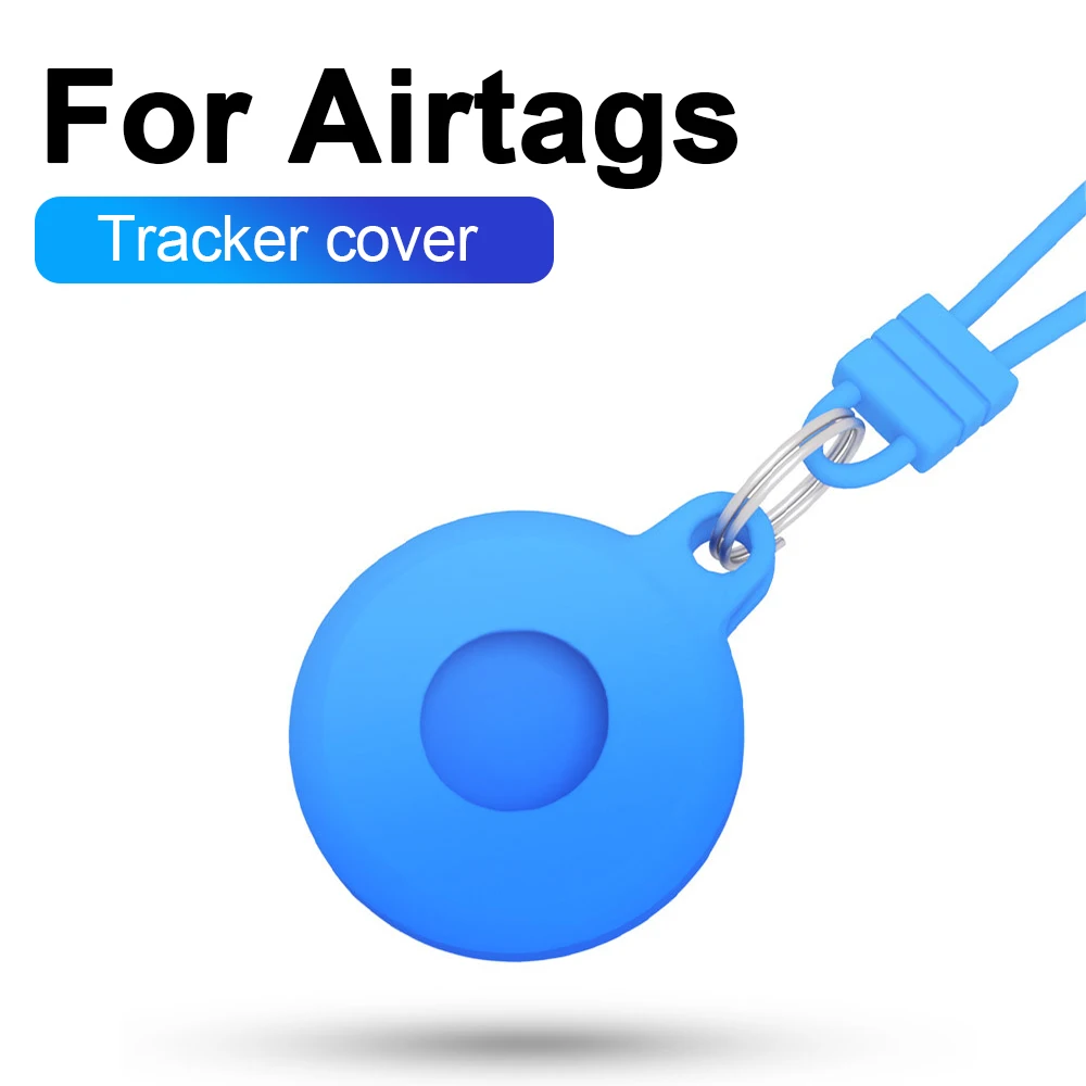 Luminous Silicone Protective Cover Case for AirTag Outdoor Travel Baggage and Pet Location Tracker Protector for Apple AirTags