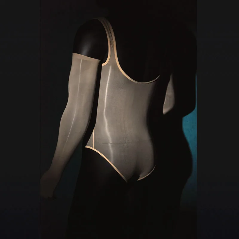 Сексуальное мужское нижнее белье глянцевый Шелковый купальник с мешочком для