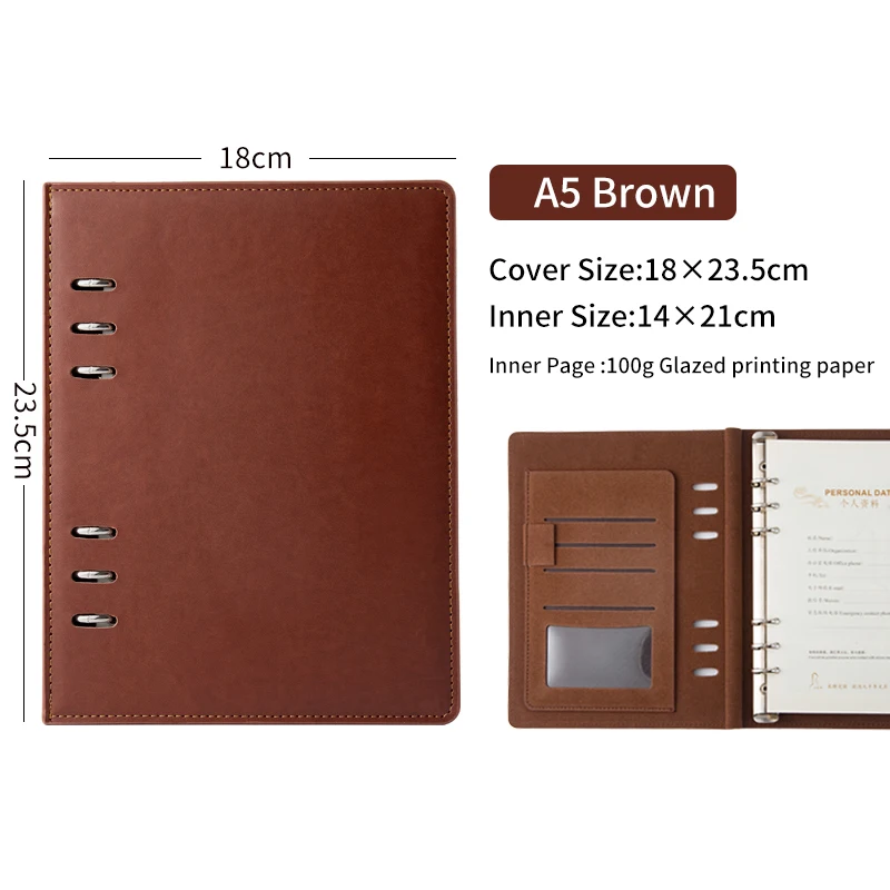 

Кожаный журнал FS-119 A5/A6