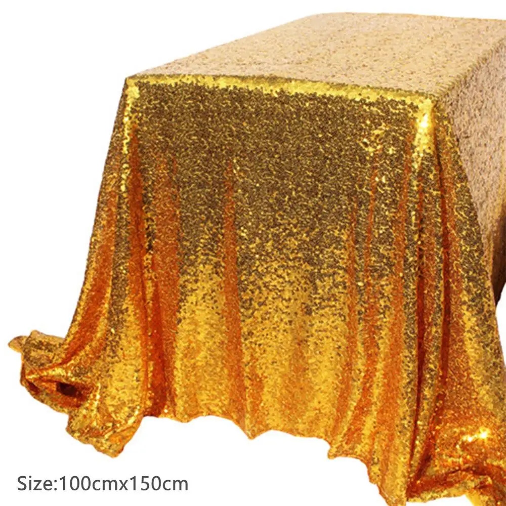 1х скатерть с блестками блестящая круглая и прямоугольная для свадебного