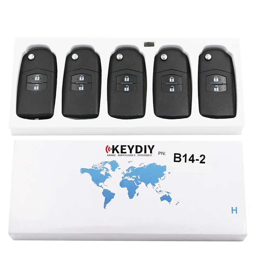 1 шт., KEYDIY, универсальный пульт дистанционного управления серии B B14-2 KD900K/D900+/URG200/KD-X2