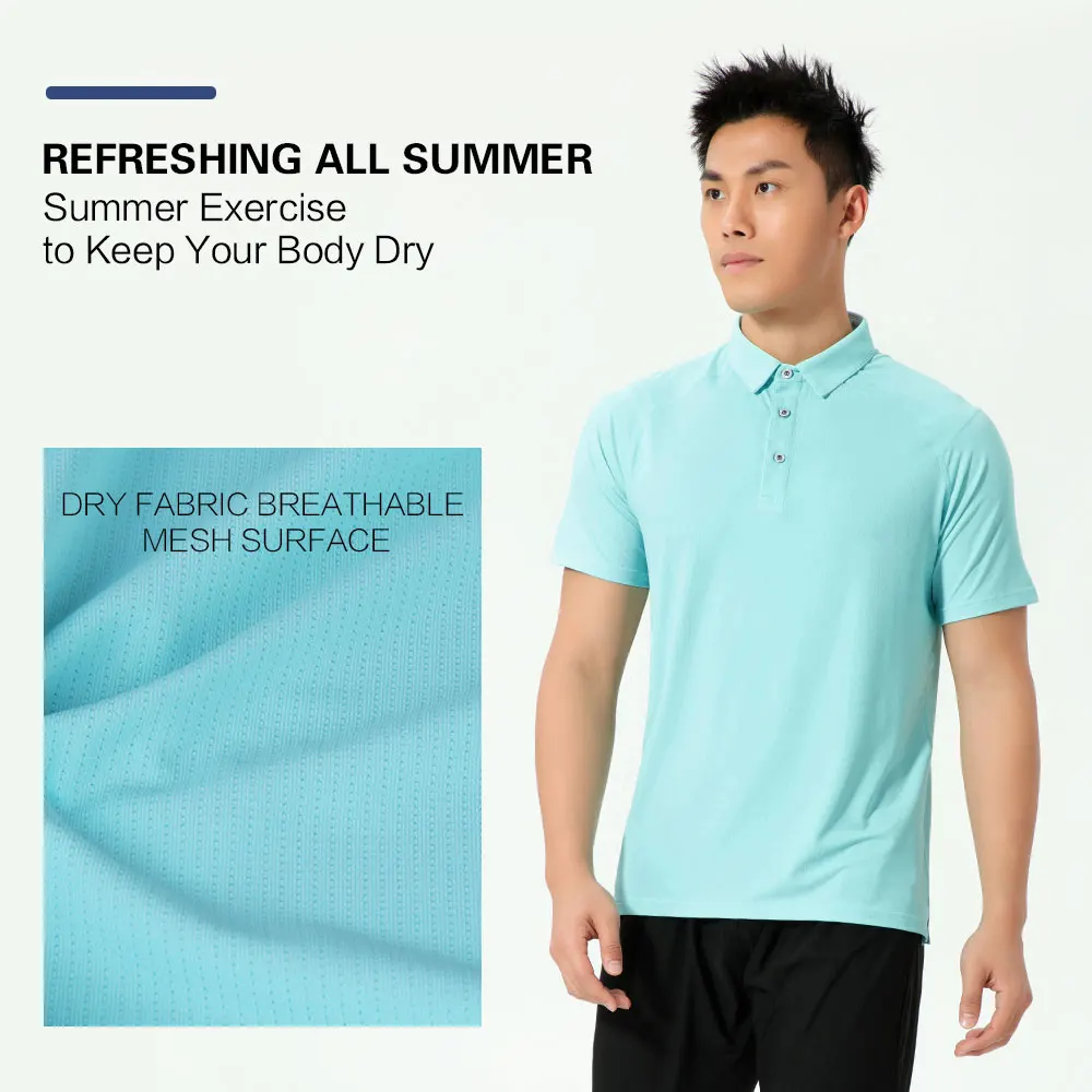 Spring Golf Wear Men's Sports Short Sleeve Lapel Golf Shirt Breathable Women's Shirts Golf Clothes S-4XL Leisure Outdoor Fitness