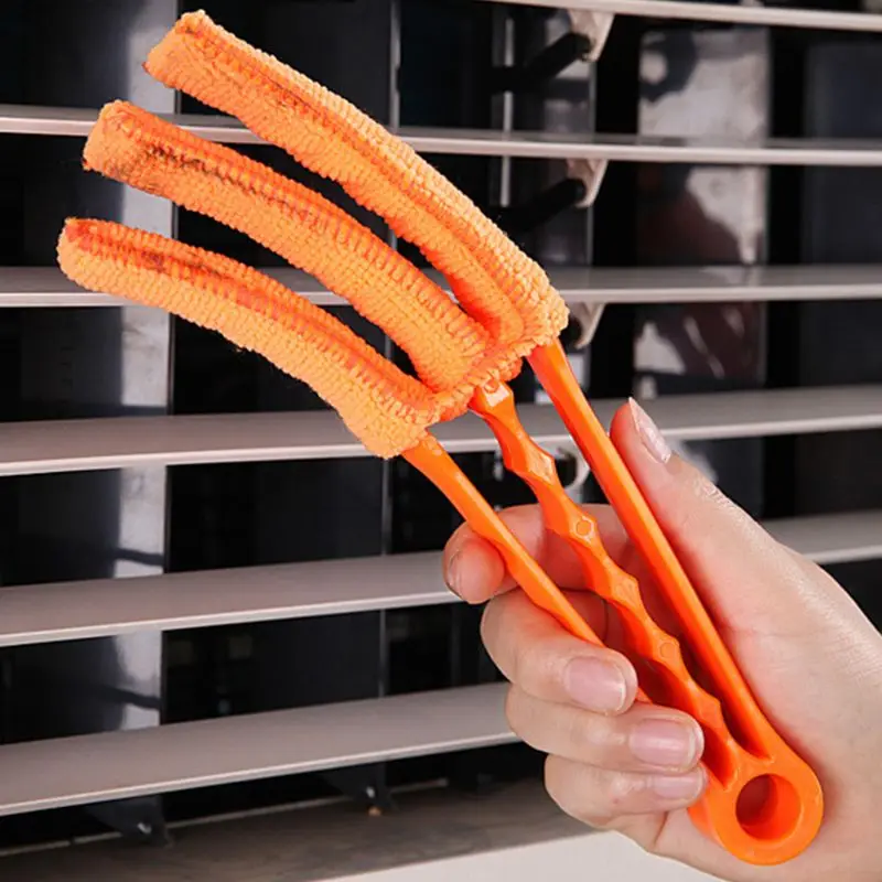 

X7AE Microfiber Clean Brushes Cleaning Duster Dust Blinds Blind Cleaner Tools for Window Shutters Air Conditioner Clip Computer