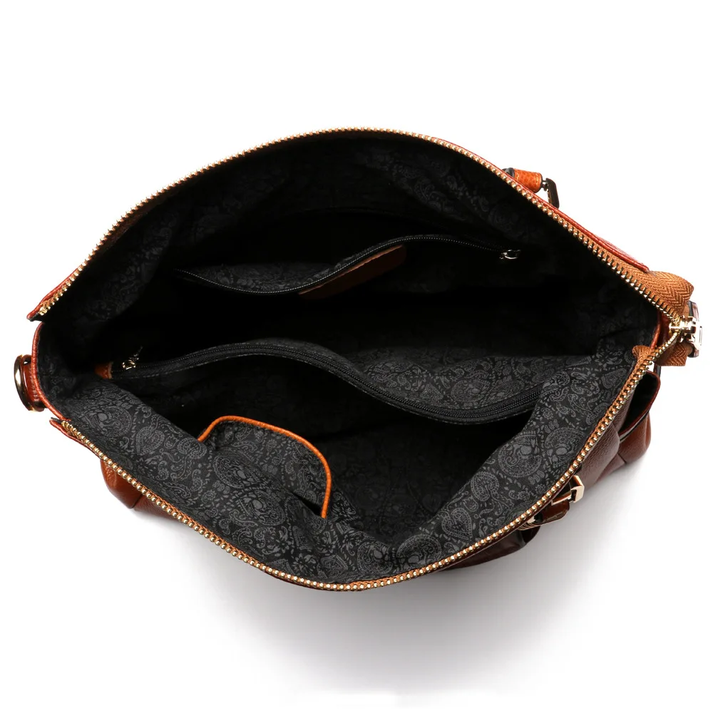 

Cow Leather Ladies Hand Bags High Quality Genuine Leather Shoulder Bags Luxury Handbags Women Tote Bags Designer Bolsas Feminina