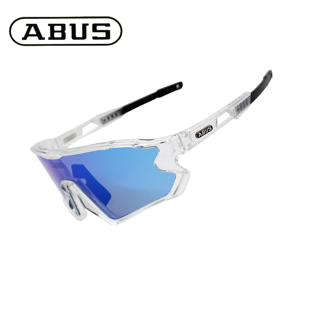 ABUS 5 линз велосипедные очки для велосипеда UV400 спортивные солнцезащитные мужчин и