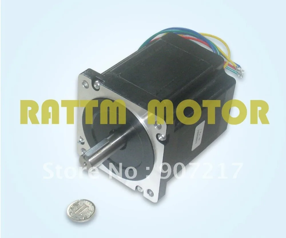 Высокое качество! 2 оси Nema34 шаговый двигатель 98 мм 878oz-in 4A 4 проводами и CW8060 драйвер
