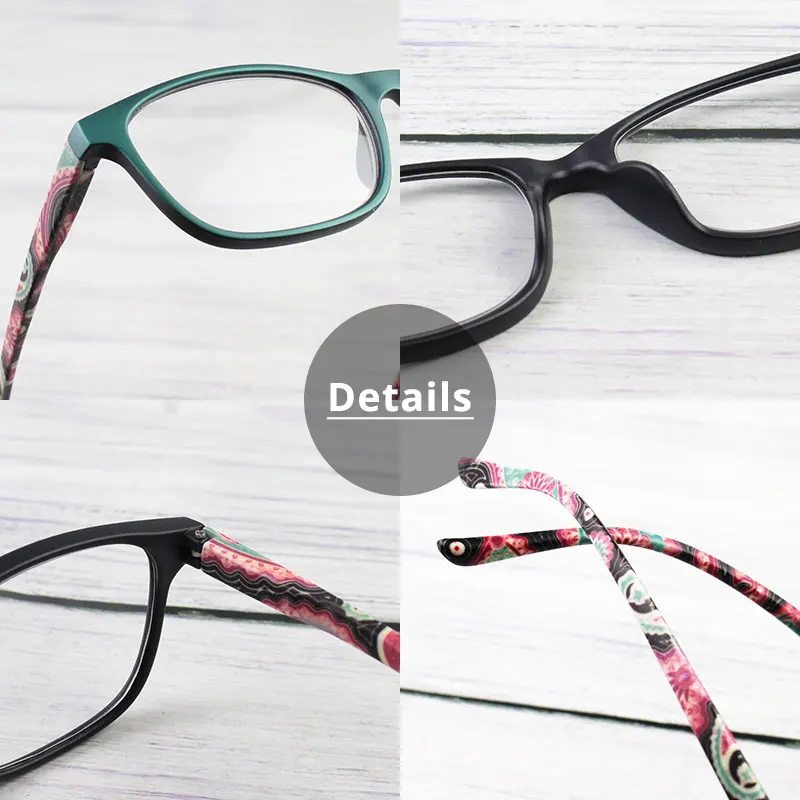 VANLOOK Цветочные женские очки для чтения с диоптриями считывания зрения Модные