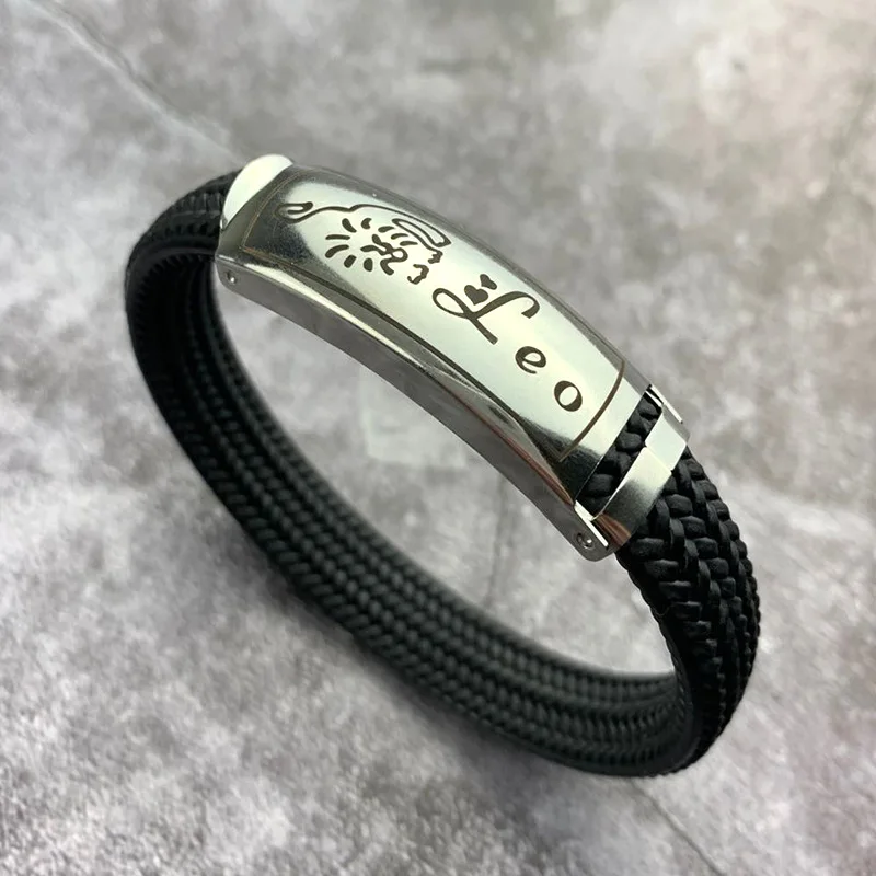 Креативный дизайн 12 браслеты с изображениями созвездий модные ювелирные изделия