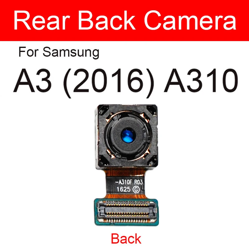 Back Rear Camera Module Flex Cable For Samsung Galaxy A3 2016 A310 Main Big Ribbon Replacement Repair Parts | Мобильные телефоны и