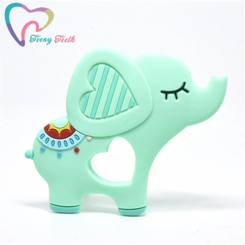 5 шт. Силиконовые Прорезыватели для зубов в виде слона | Украшения и аксессуары