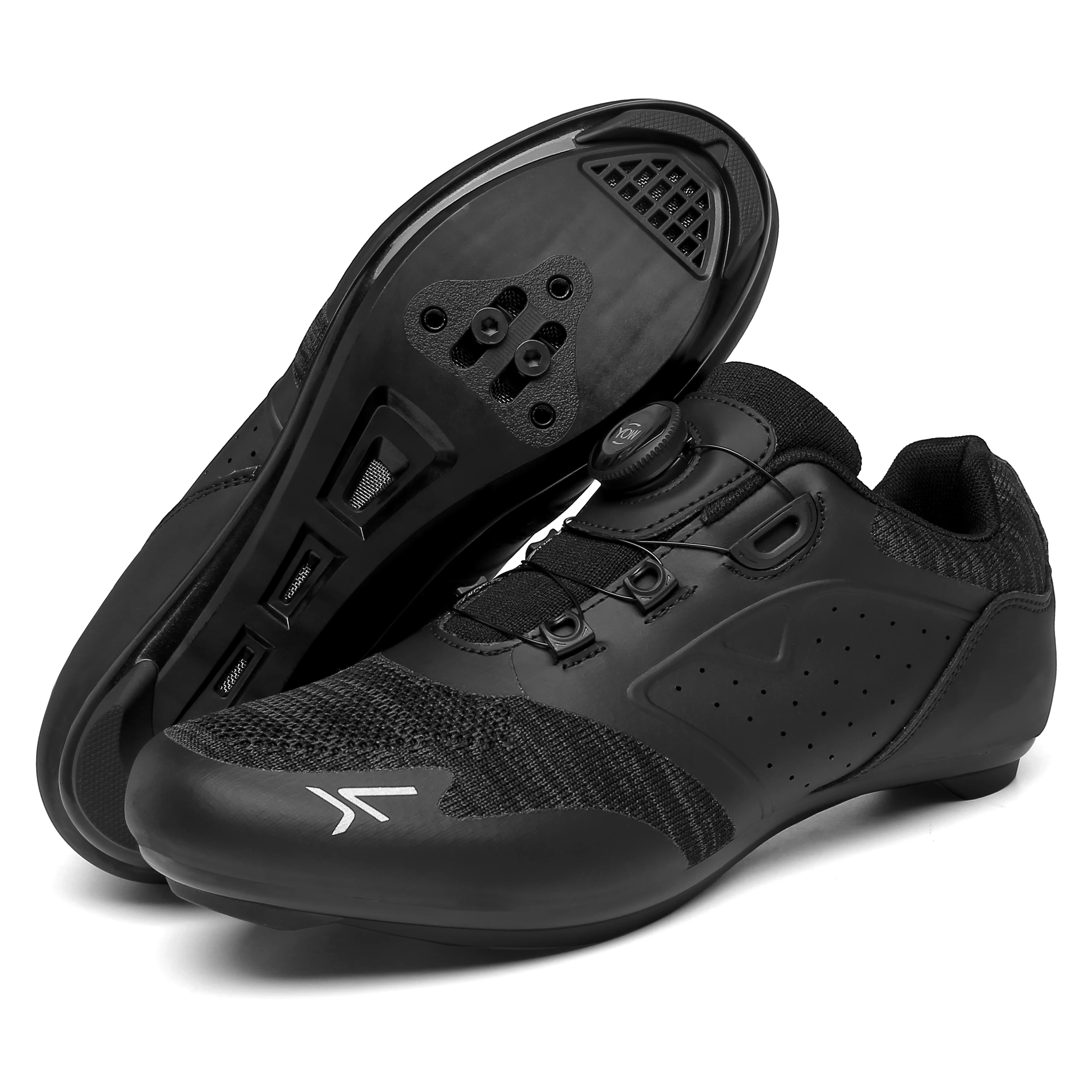 Beli 2021 Baru SPD Wanita Kecepatan Datar Sepatu Bersepeda Balap Triathlon Jalan Pria MTB Cleat Gunung Sneakers Bersepeda Kotoran Sepatu Sepeda Pria