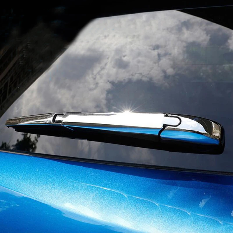 Для Toyota RAV4 2019 2020 ABS Chrome Защита от солнца на заднее стекло стеклоочистителя крышка