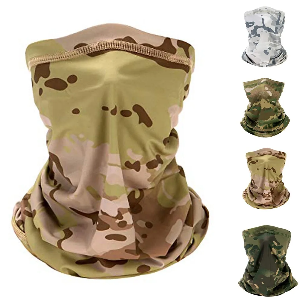 Тактическая камуфляжная Балаклава маска на все лицо CS Wargame охота Велоспорт Спорт