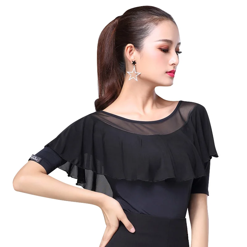 Vogue женские топы для латинских танцев одежда с принтом женщин и взрослых новинка