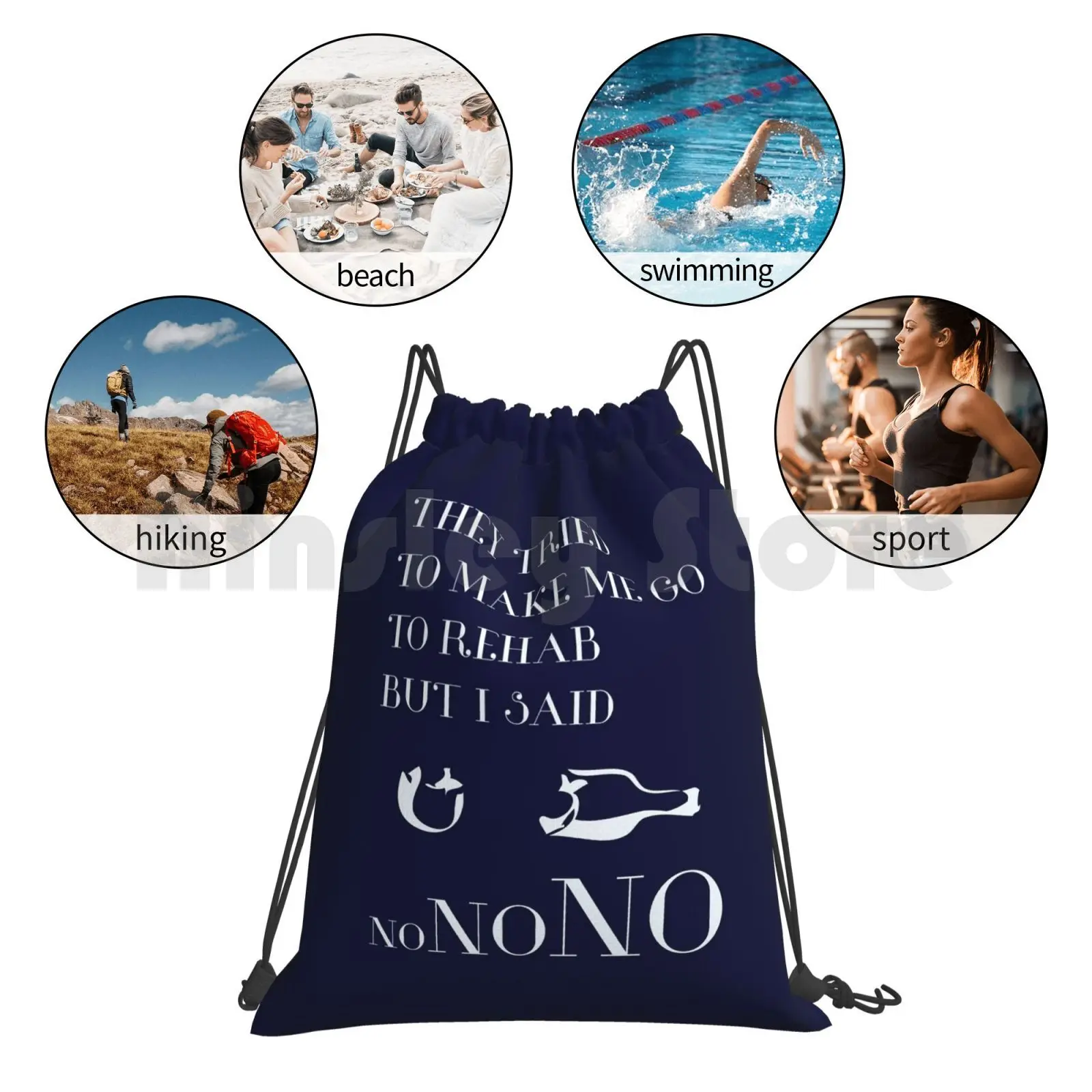 Рюкзак для реабилитации сумка на шнурке верховой езды альпинизма тренажерного