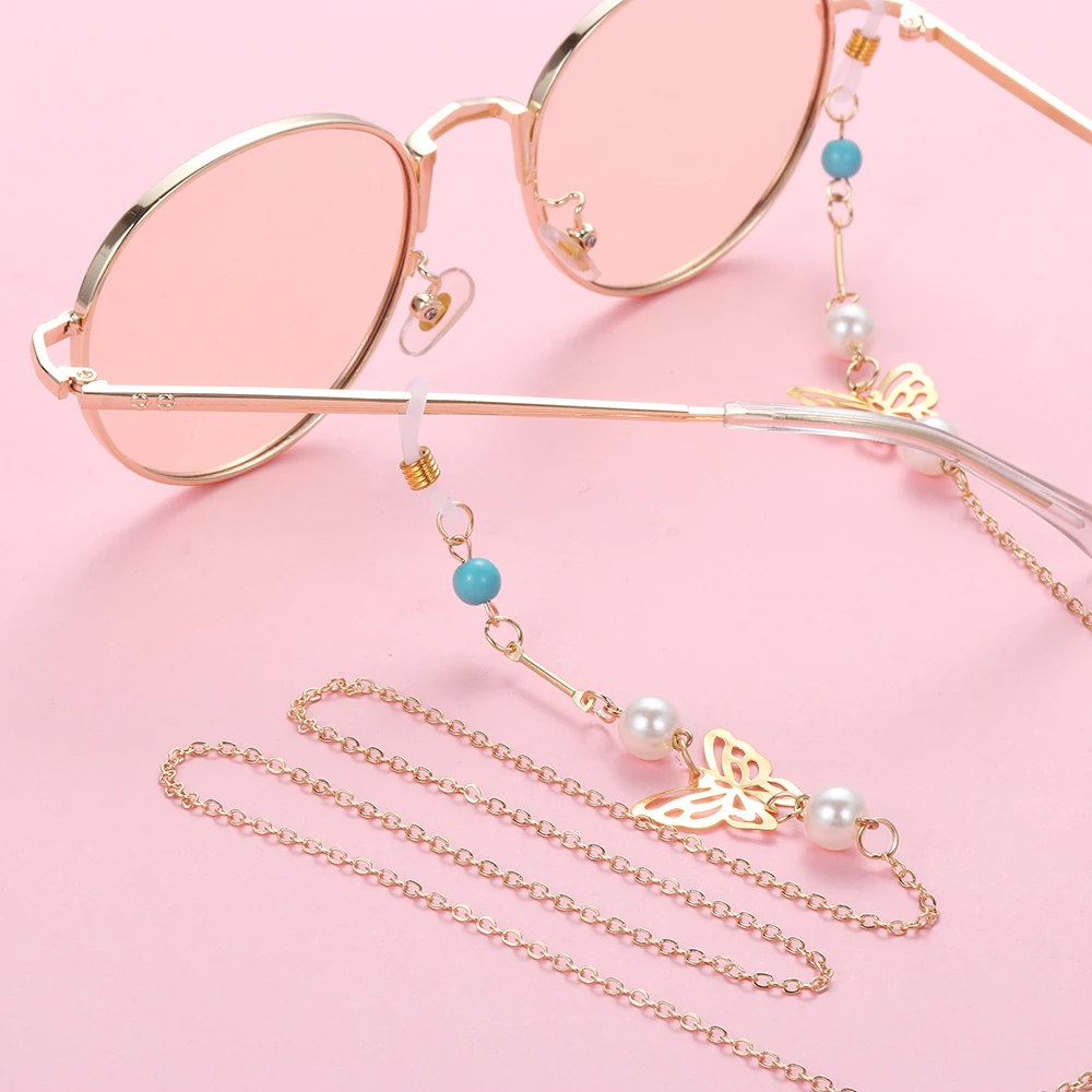 Новинка 2020 цепочка для очков чтения женщин металлический держатель