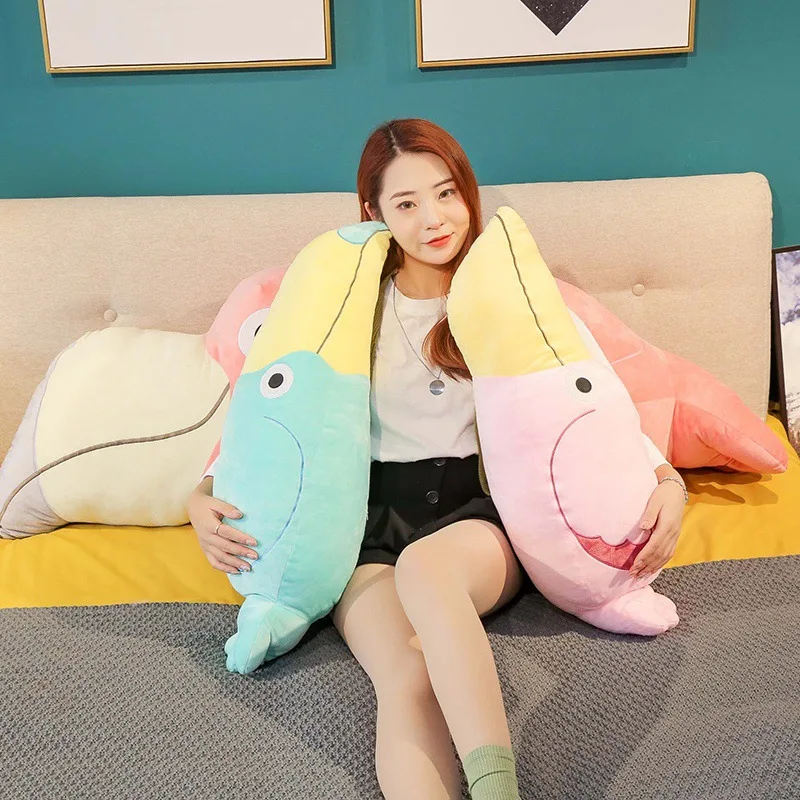 120 см большой Фламинго длинная подушка супер мягкая плюшевая игрушка Muppet Зеленый