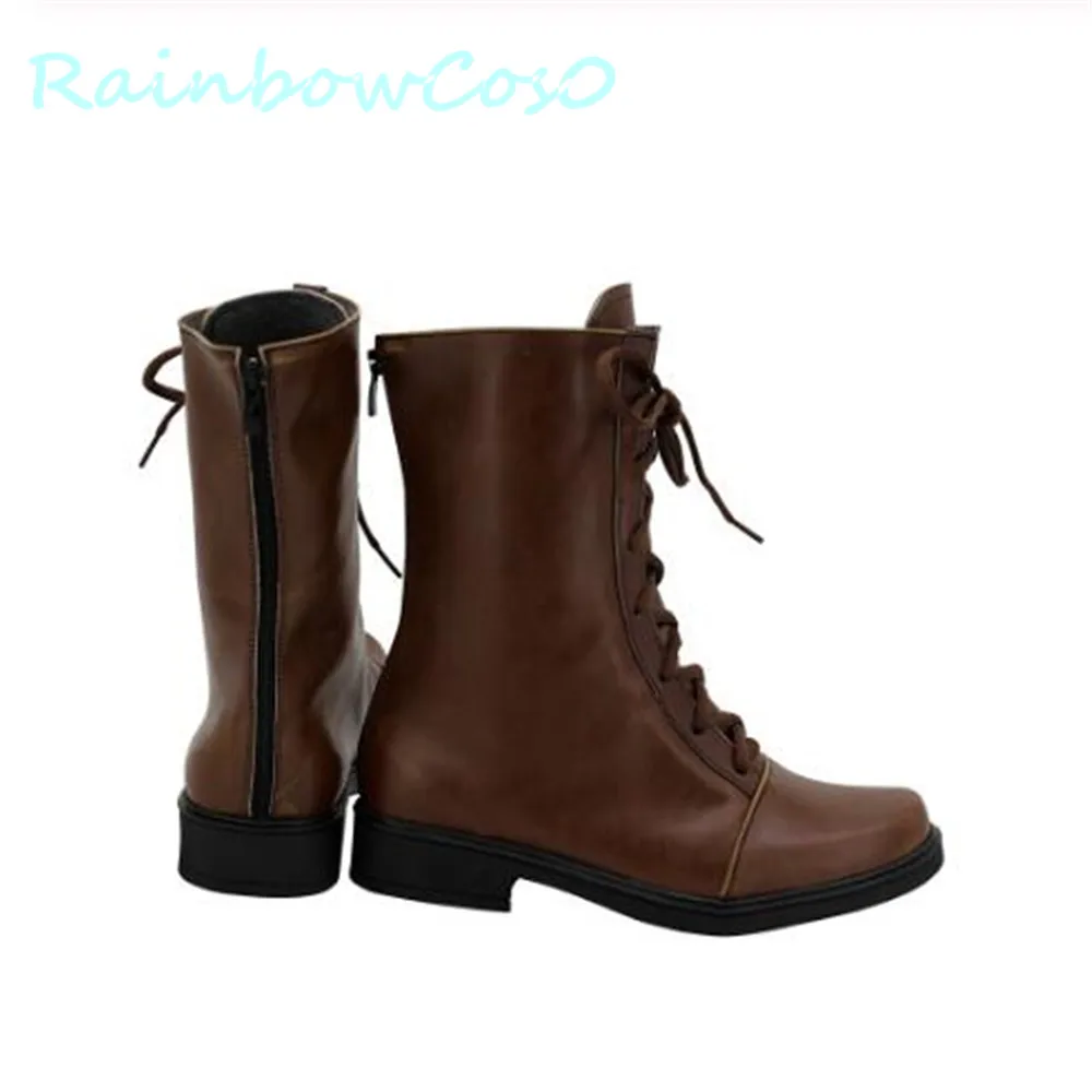 FF15 коричневые туфли для косплея финальная фантазия сапоги аниме-Хэллоуина из