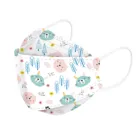 10 шт., детские дышащие защитные маски, 4 слоя