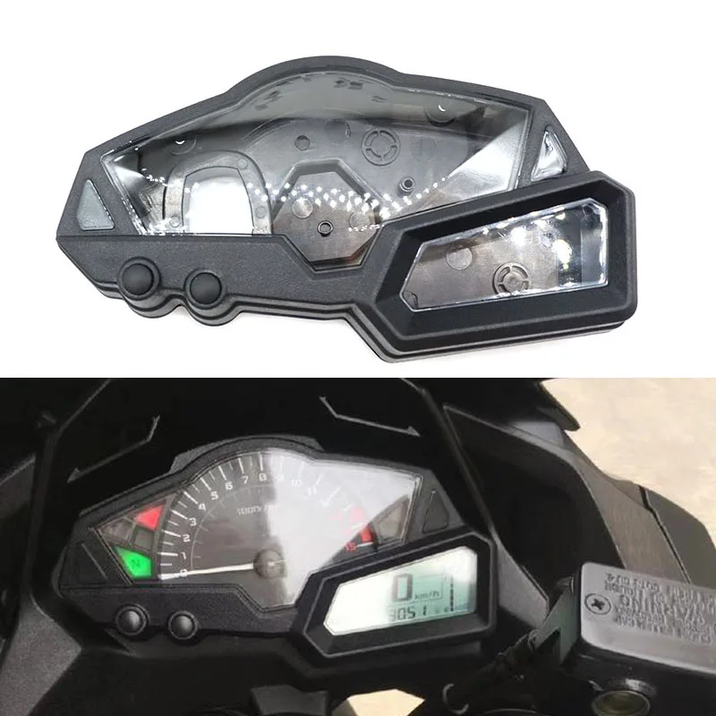 

For Kawasaki Ninja300 ninjia 300 ex300 2013-2016 Speedometer Case Odometer MotorcycleTachometer Housing Cover 2015 2014
