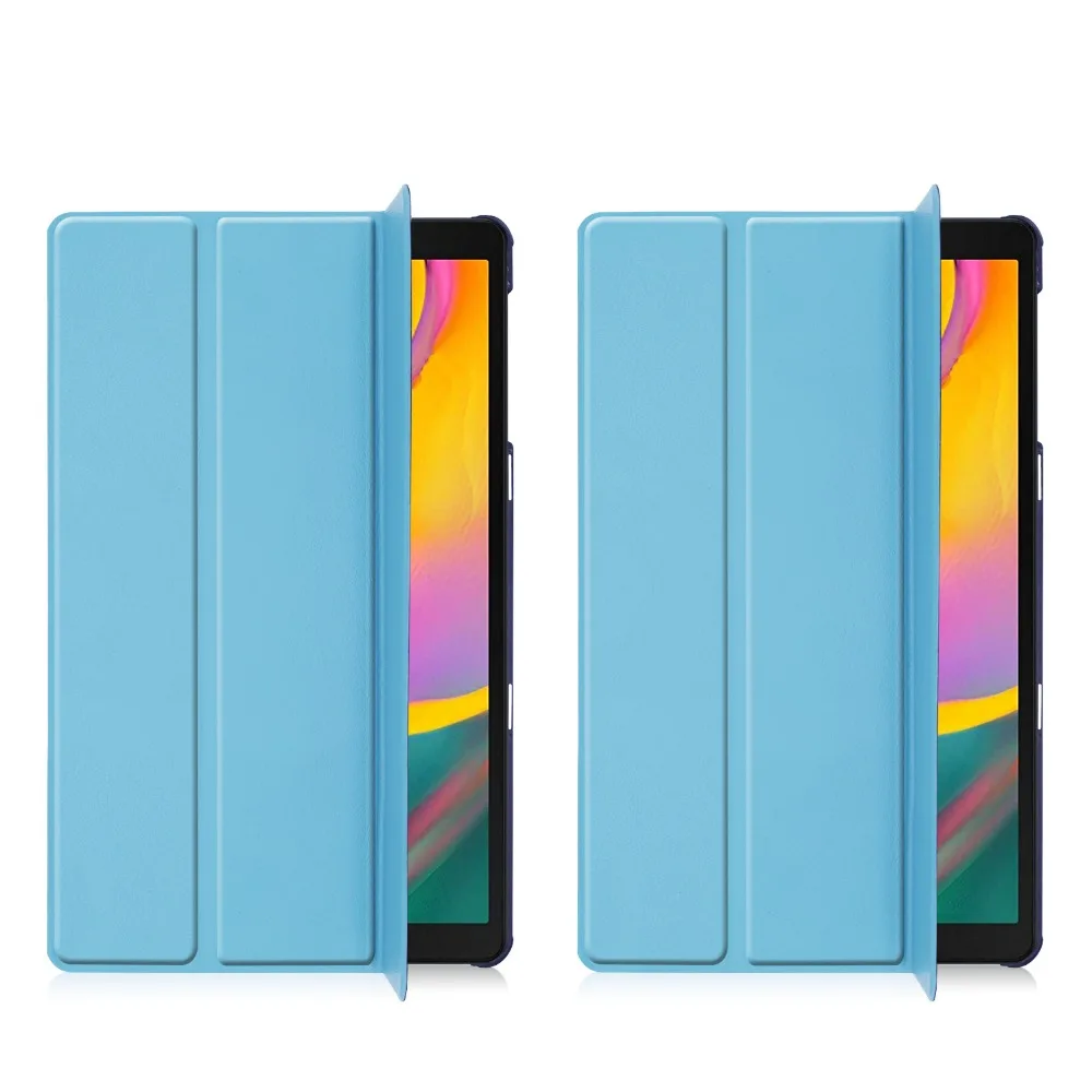 Флип-Стенд кожаный магнитный чехол Funda Capa чехол для Samsung Galaxy Tab A 10,1 T510 T515 SM-T510 SM-T515 Coque+ пленка+ ручка