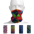 Красочная Геометрия уход за кожей лица бандана Пеший Туризм шарф повязка на голову спортивная Для женщин шеи гетры Волшебные шарфы на открытом воздухе Велоспорт Балаклава головная повязка