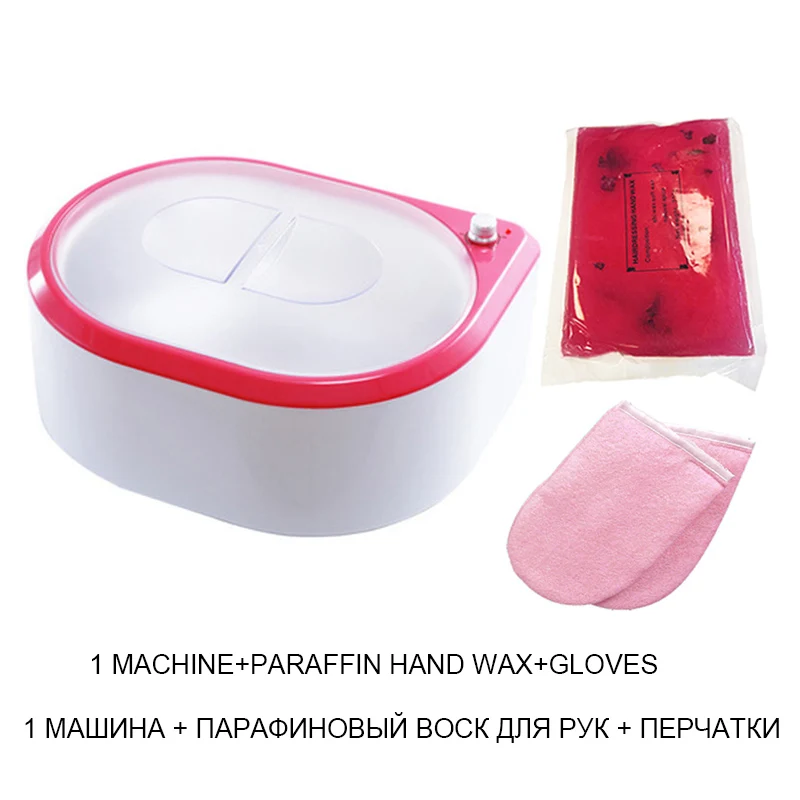 Red Set Parafina 5L грелка для рук для парафиновой ванны и ванны для ног машина для рук и 320 г парафиновый воск нагреватель машина - Цвет: Red Set
