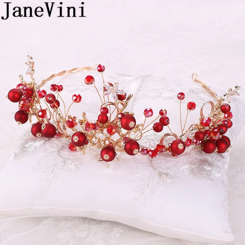 Роскошные Свадебные короны и серьги из бисера jaevini свадебные украшения тиара