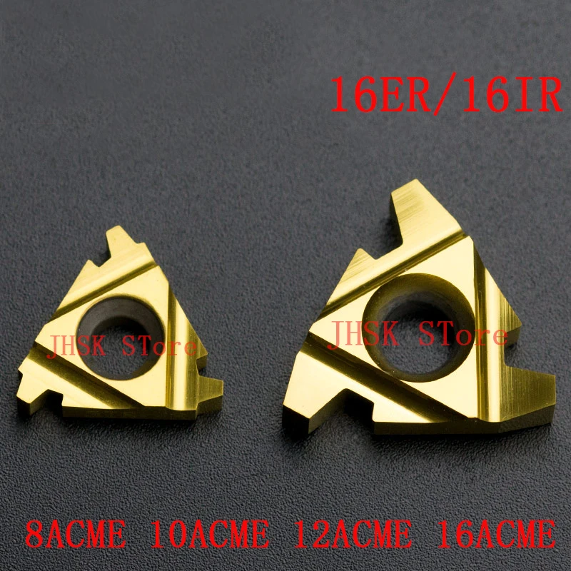 10 шт. CNC 16IR/16ER 8acme 10ACME 12ACME 16acme американская Т образная Резьбовая вставка карбидная