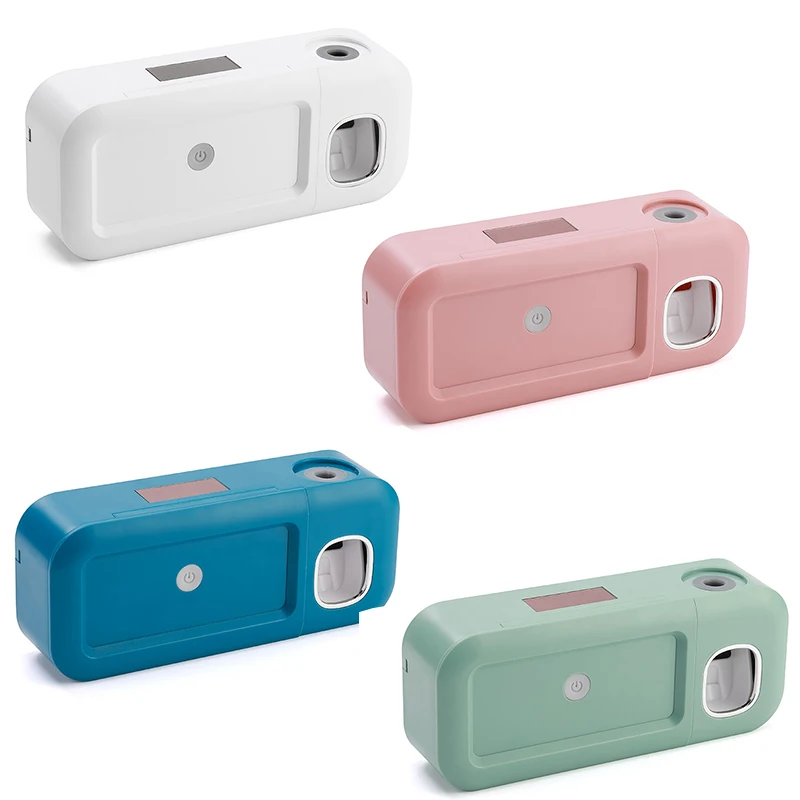 

NEW Automatic Toothpaste Dispenser Wall Mount Dust-proof Toothbrush Holder Wall Mount Storage Rack Bathroom Accessories Squeezer