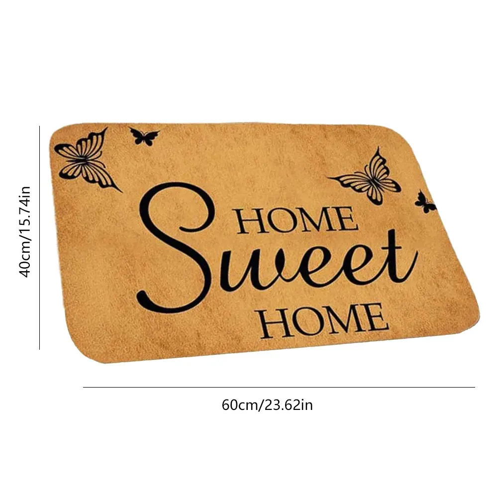 

Door Mat Funny Welcome Rug No-Slip Entrance Doormat Washable Reusable Room Area Rug For Kitchen Bathroom Decoration Gift 40x60cm