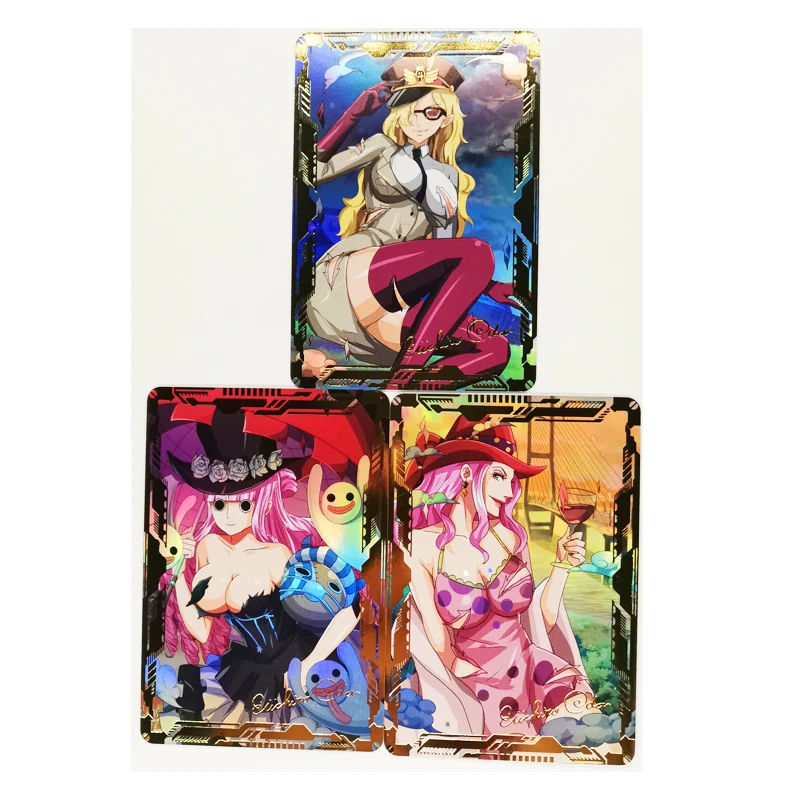 Conjunto de 27 unids/set de juguetes de una pieza, pasatiempos, colecci&oacute;n de juegos coleccionables, tarjetas de Anime-4