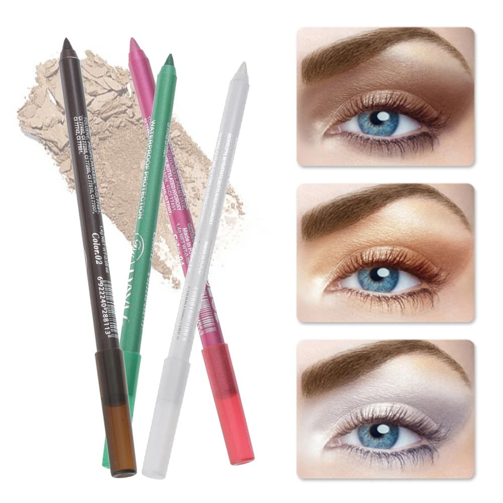 1 шт. карандаш для подводки глаз Silkworms Eye Brighten Eyeliner водостойкая стойкая 21 цветная