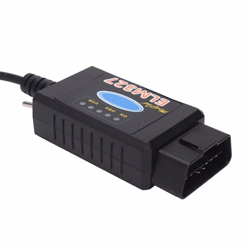 HS MS-CAN OBD2 OBD 2 ELM327 USB V1.5 Car Scanner Automotive Diagnostic Tools For Ford Mazda Lincoln FORScan ELM 327 images - 6
