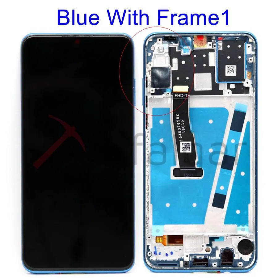 ЖК-дисплей для huawei P30 Lite, сенсорный ЖК-дисплей с рамкой, дигитайзер для huawei P30 Lite Nova 4E, замена дисплея