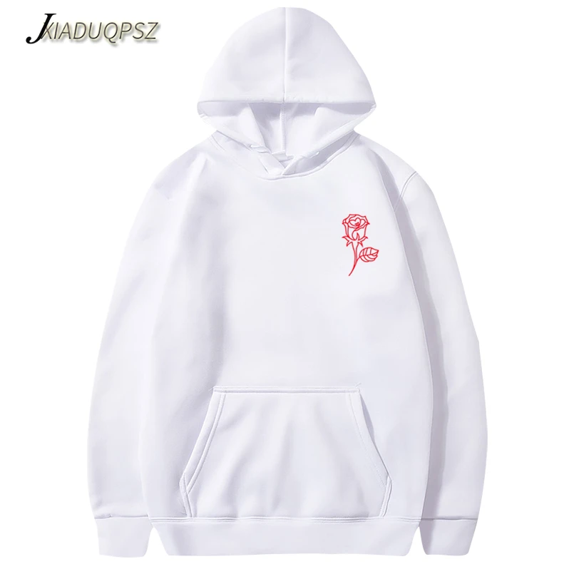 Новая мода 2019 осень зима последний Харадзюку ядовитая Роза печати толстовки
