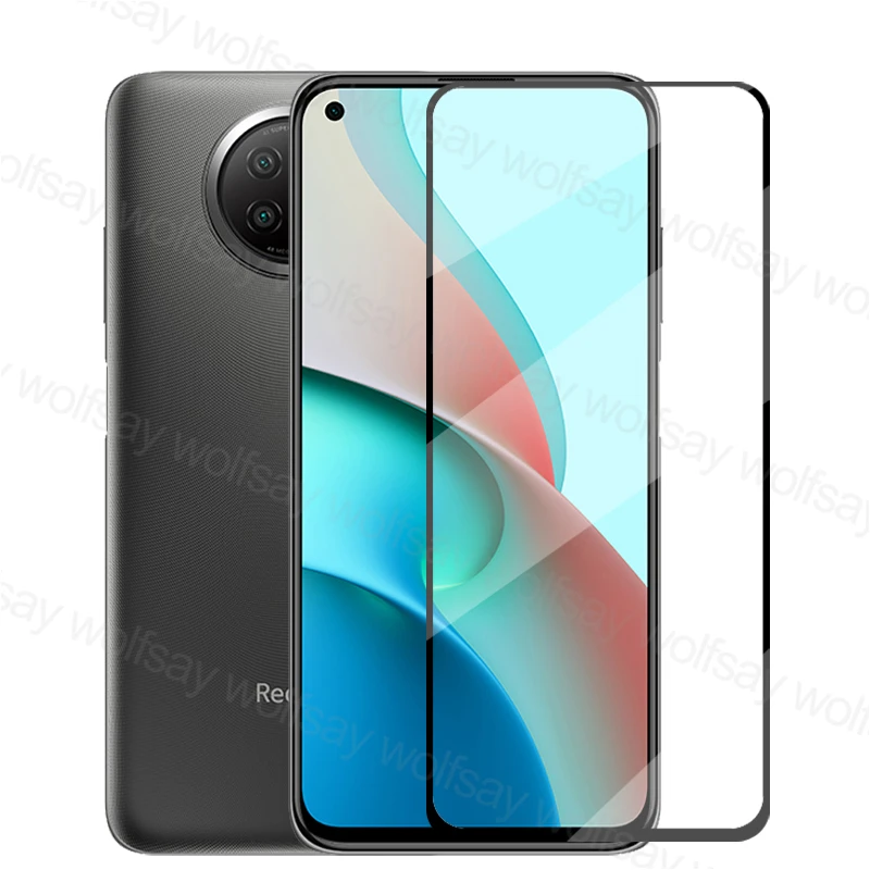Protector de pantalla de vidrio templado para Xiaomi Redmi Note 9T, pel&iacute;cula de tel&eacute;fono para Redmi Note 9T, 2 uds.-0