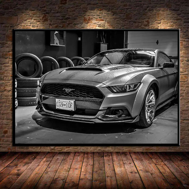 Современное искусство декоративные картины для DS Mustang Widebody Настройка мышечной