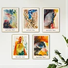 Картина художника Сальвадора Дали Акварельная, абстрактный постер, Настенная картина, Декор, выставочная картина, украшение для дома и комнаты