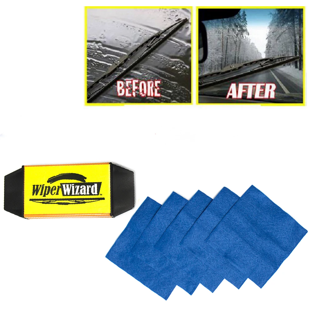Щетка стеклоочистителя Автомобильная с 5 салфетками для очистки ветрового