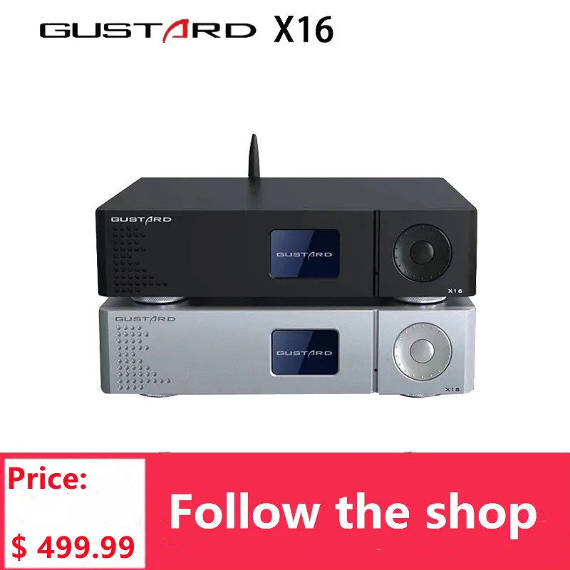 

GUSTARD MQA X16 MQA USB 2021NEW Flagship Balanced Decoder DAC Dual AK4499 XMOS Solution Native Balanced Decoder