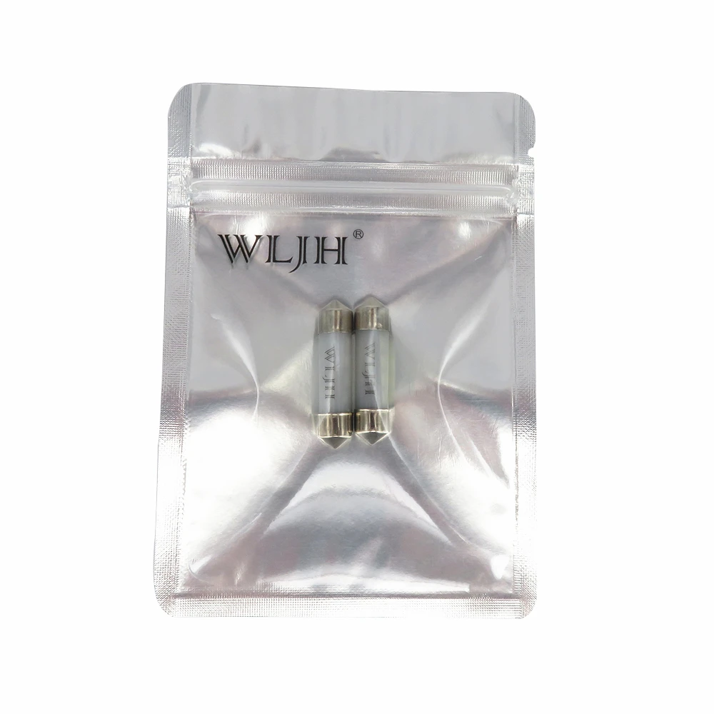 WLJH 2x без полярности 31 мм 36 39 42 светодиодный светильник sv8 5 C10W C5W 3014 SMD Dom