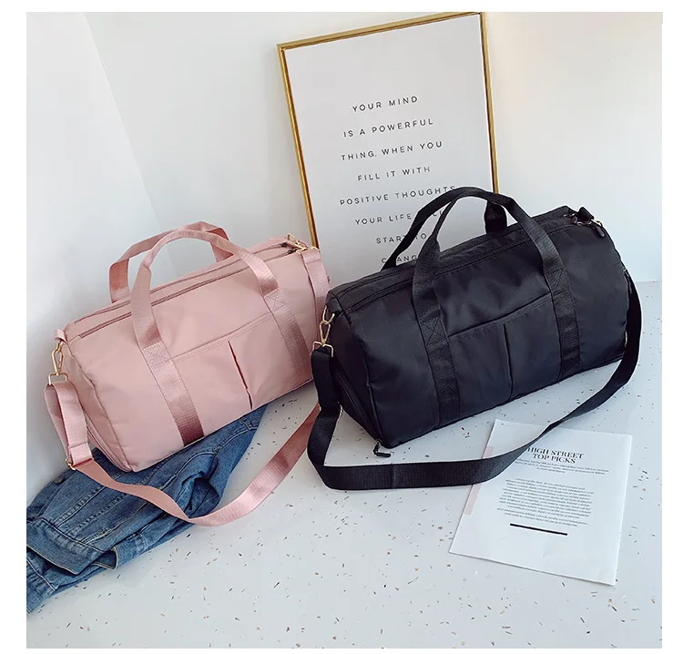 

Large Female Travel Bag Travel Pocket Fashion Cross body Sports Travel Bag Shoe Compartment Clothing Storage Bag Shoulder Bag