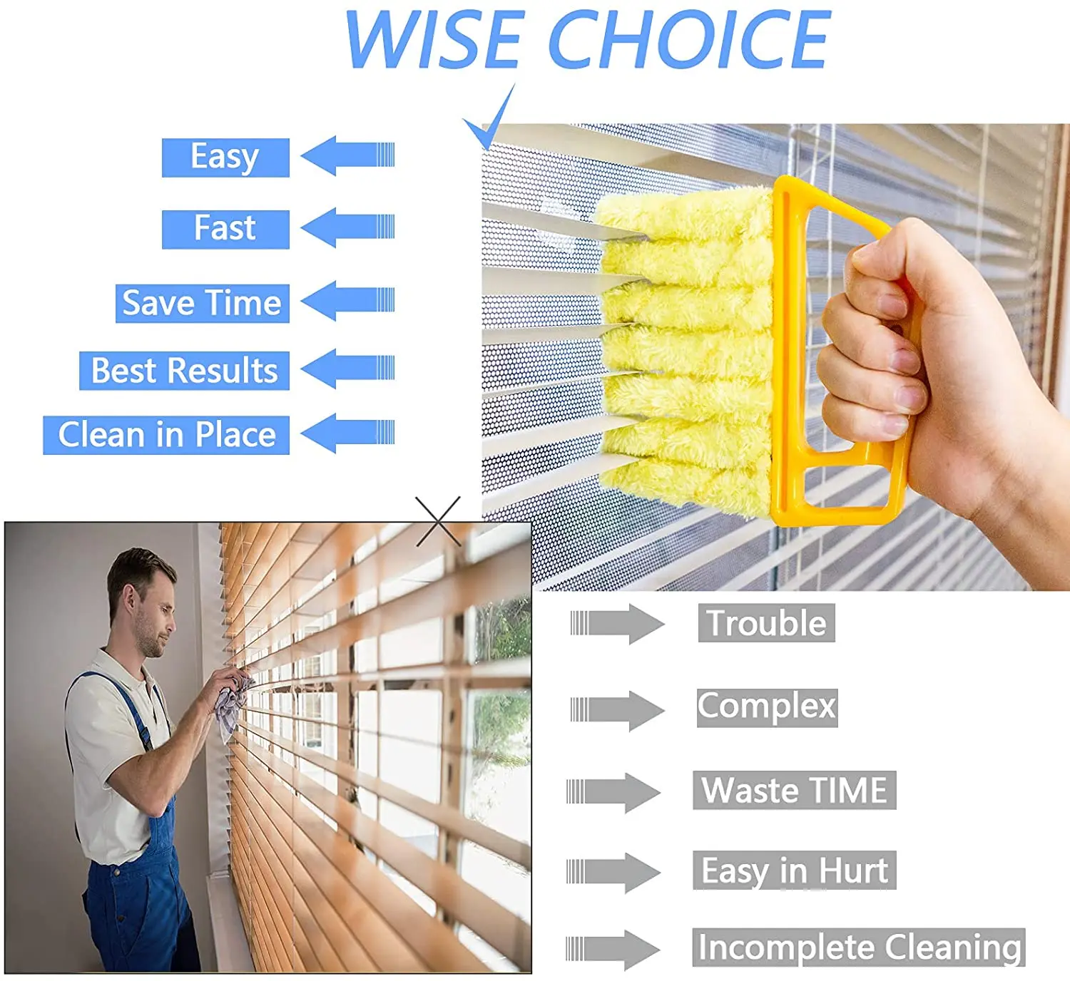Полезные микрофибры щетка для очистки стекла Пыльник кондиционера очиститель с
