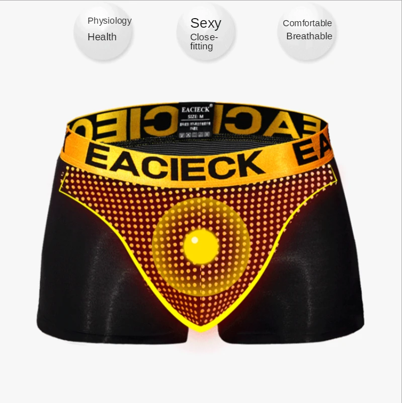 3Pcs Men's Physiological Panties 25 Magnets Comfortable And Dry Modal Underwears man Health Magnetic Energy Underpants