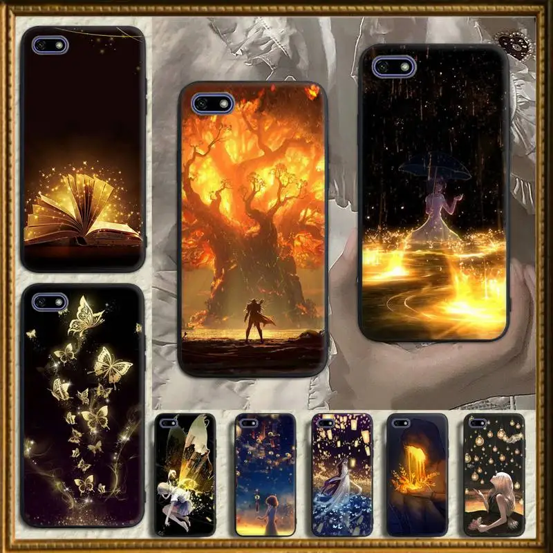 

Glitter golden Phone Case for Huawei nova 3i E 4 5i 5Z 6-5G 7 Pro Se Y5 Y6 Y7 Y8 Y9 Prime Cover Fundas Coque