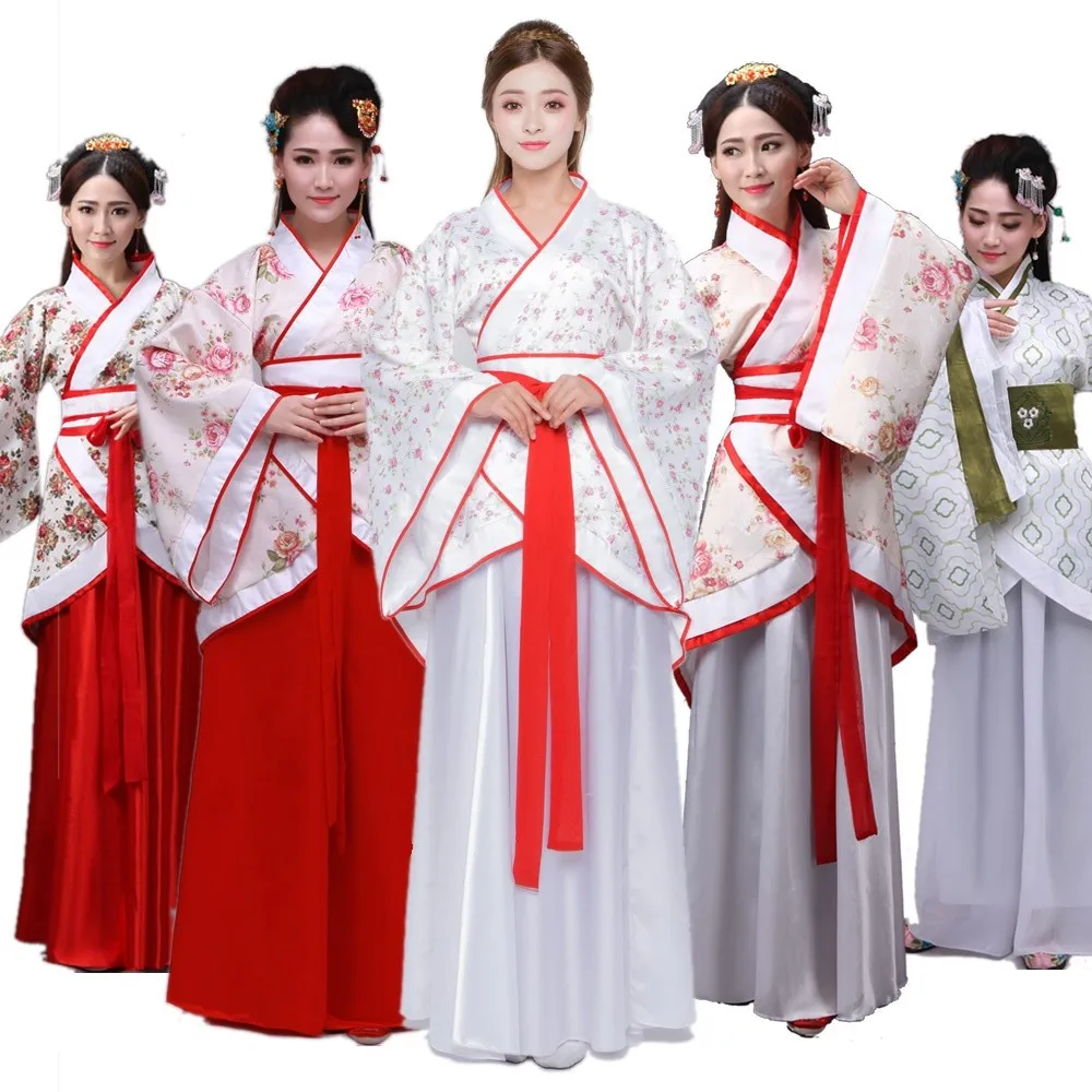 

Chinese Traditional Hanfu for Women Chinese Folk Dance Fairy Festival Clothing Dance Costume Tang Dynasty Ancient Costume